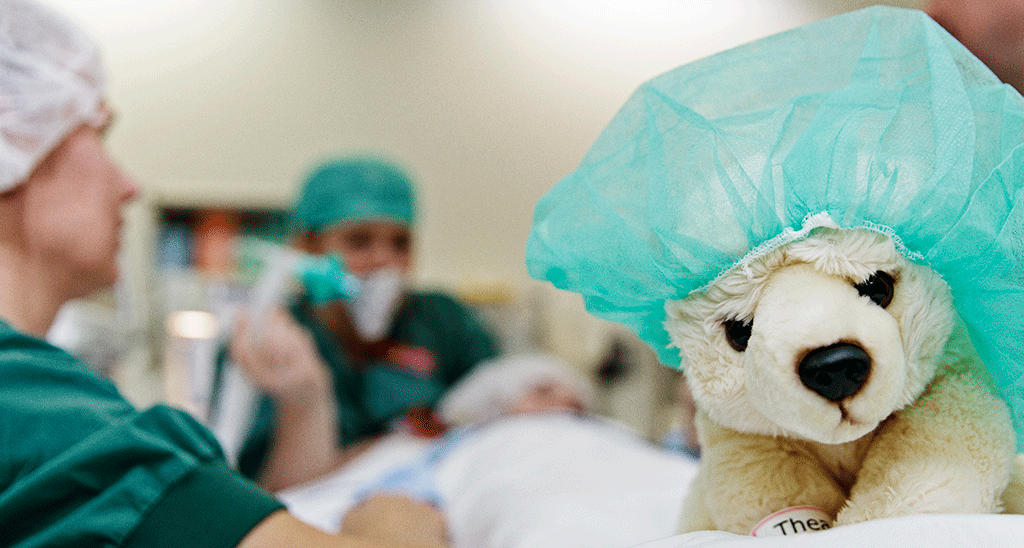 Bamse i operationstøj