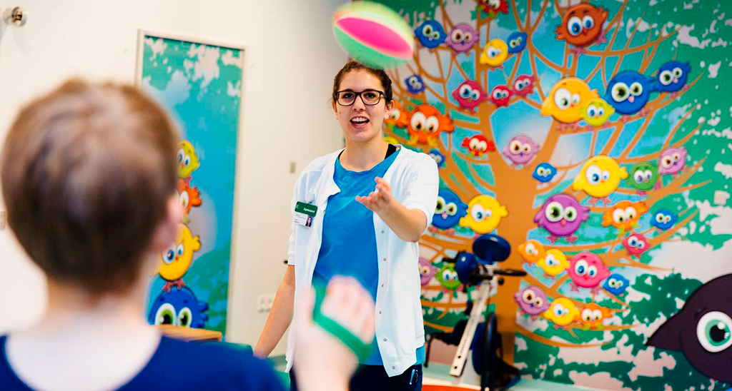 Terapeut i session med patient