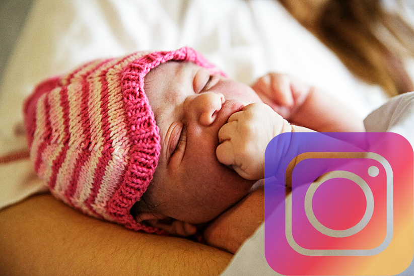 Baby og instagram logo