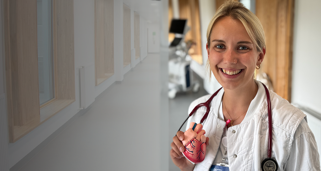 Malene - medarbejder på Afdeling for Hjertesygdomme 