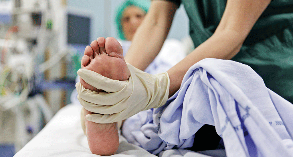 Foto fra Fod- og Ankelkirurgisk Enhed på Hvidovre Hospital