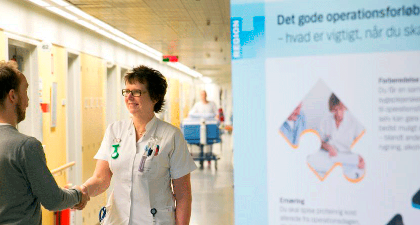 Håndtryk mellem patient og læge