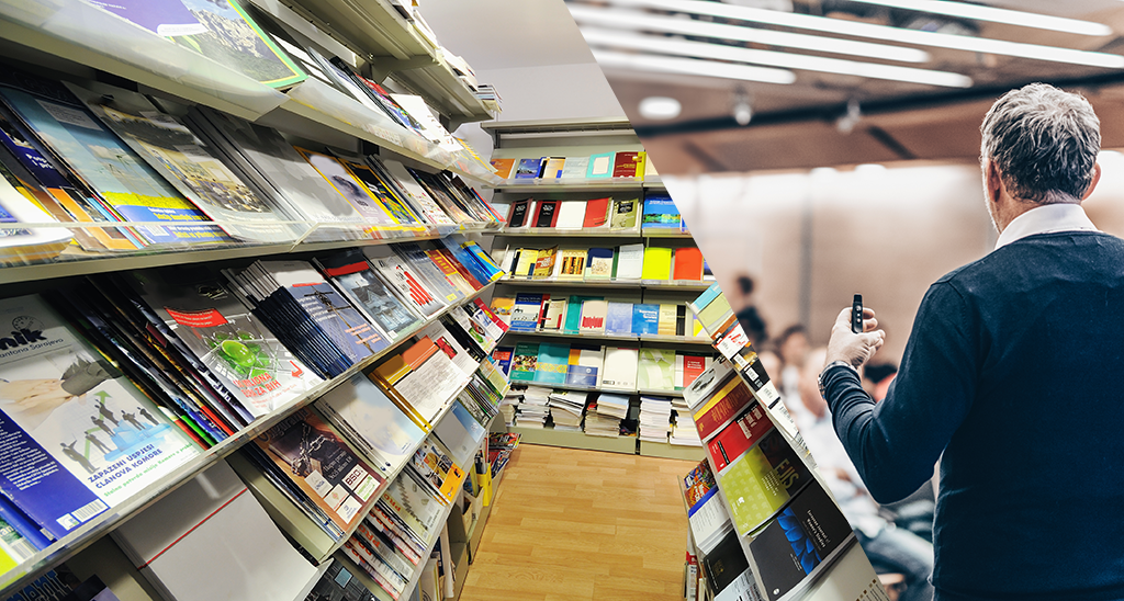 Bibliotek og foredragsholder