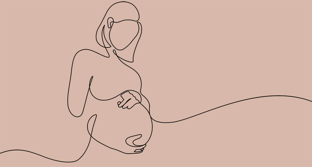 Piktogram af gravid kvinde