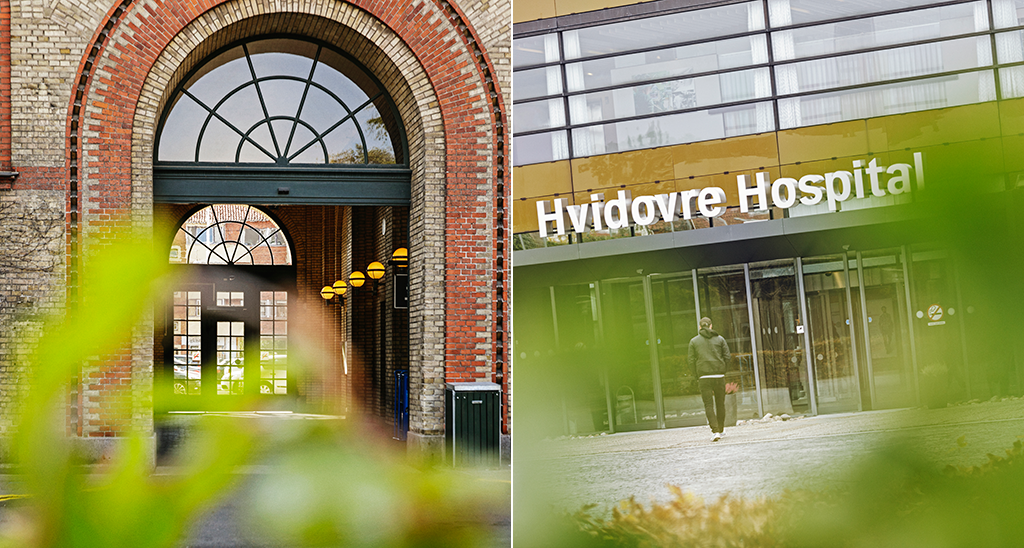 Indgangene på Amager og Hvidovre Hospital