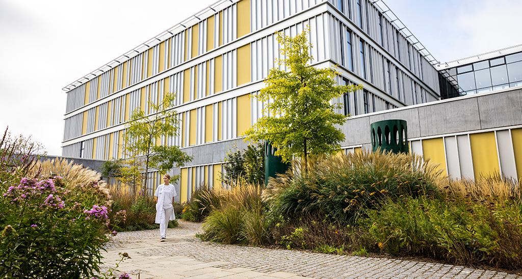 Gårdhave på Hvidovre Hospital