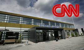Billede af hvidovre Hospital og et logo fra CNN